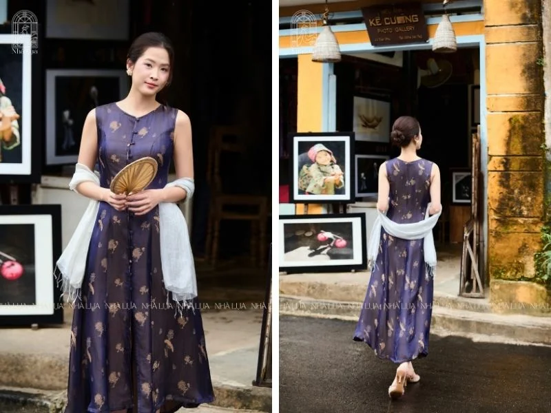 Váy lụa đi làm nhà lụa phù hợp cho mọi kiểu dáng và mọi hoàn cảnh 