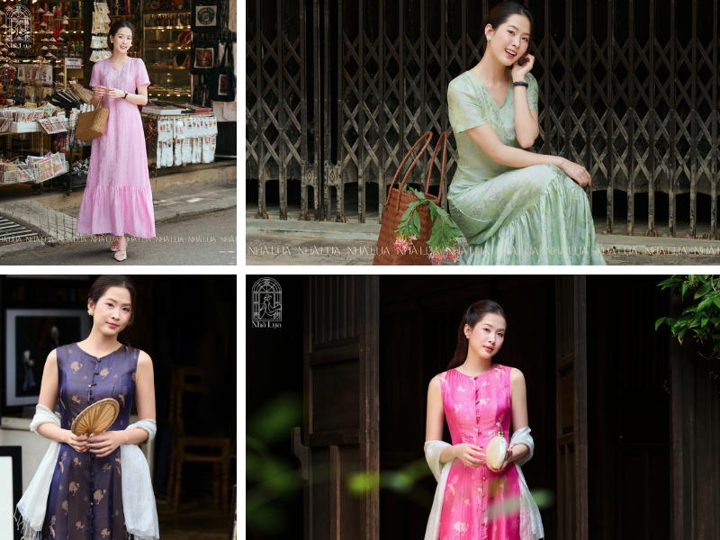 Gợi ý các mẫu váy lụa tơ tằm Best-Seller nhất tại Nhà Lụa 